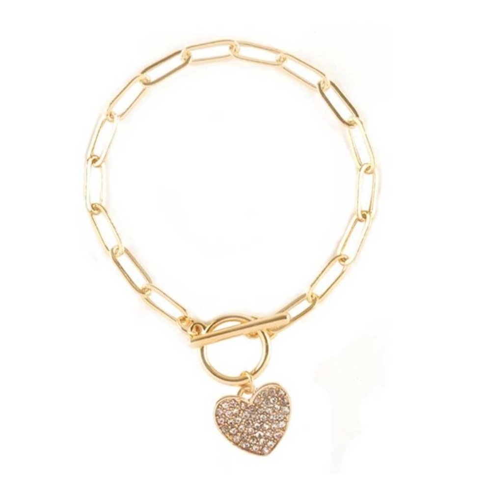 Crystal Heart Bracelet